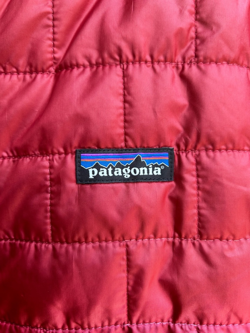 Patagonia Nano Puff Parka Puffer Coat Molten Lava Red Women's Size Large - Picture 4 of 10